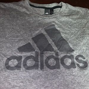 Gray Adidas Crop Top